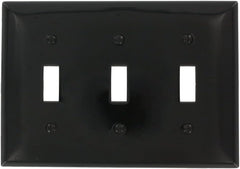 Leviton 80711-E Wallplate 3-Gang Toggle Device Mount Standard Size Replacement MPN