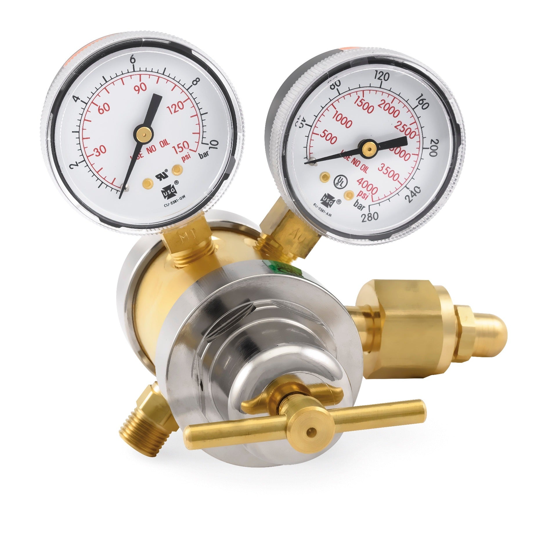 SMITH EQUIPMENT Smith Equipment 35-125-540 Two Stage Oxygen Regulator (2 in Gauge)