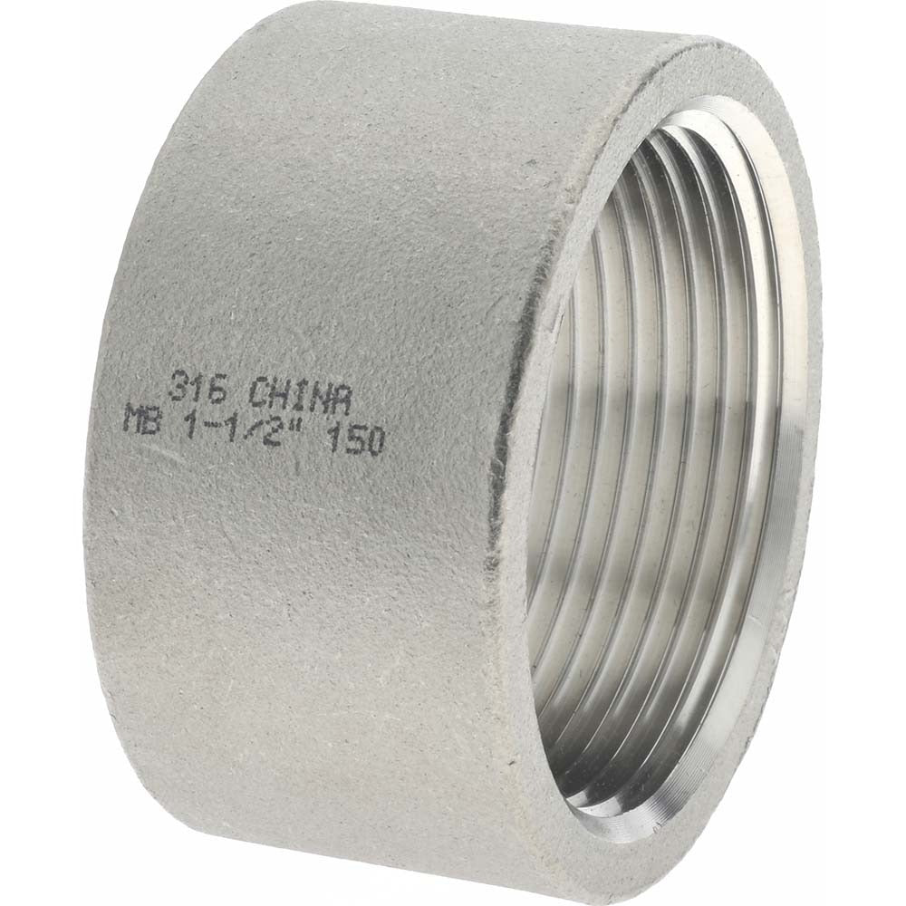 MERIT BRASS Merit Brass K611H-24 Half Coupling 1-1/2 in 316 Ss Fnpt