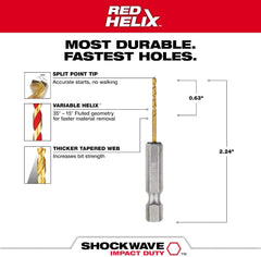 Milwaukee 48-89-4601 Electric Impact Drill Bit 1/16 x 2-1/4