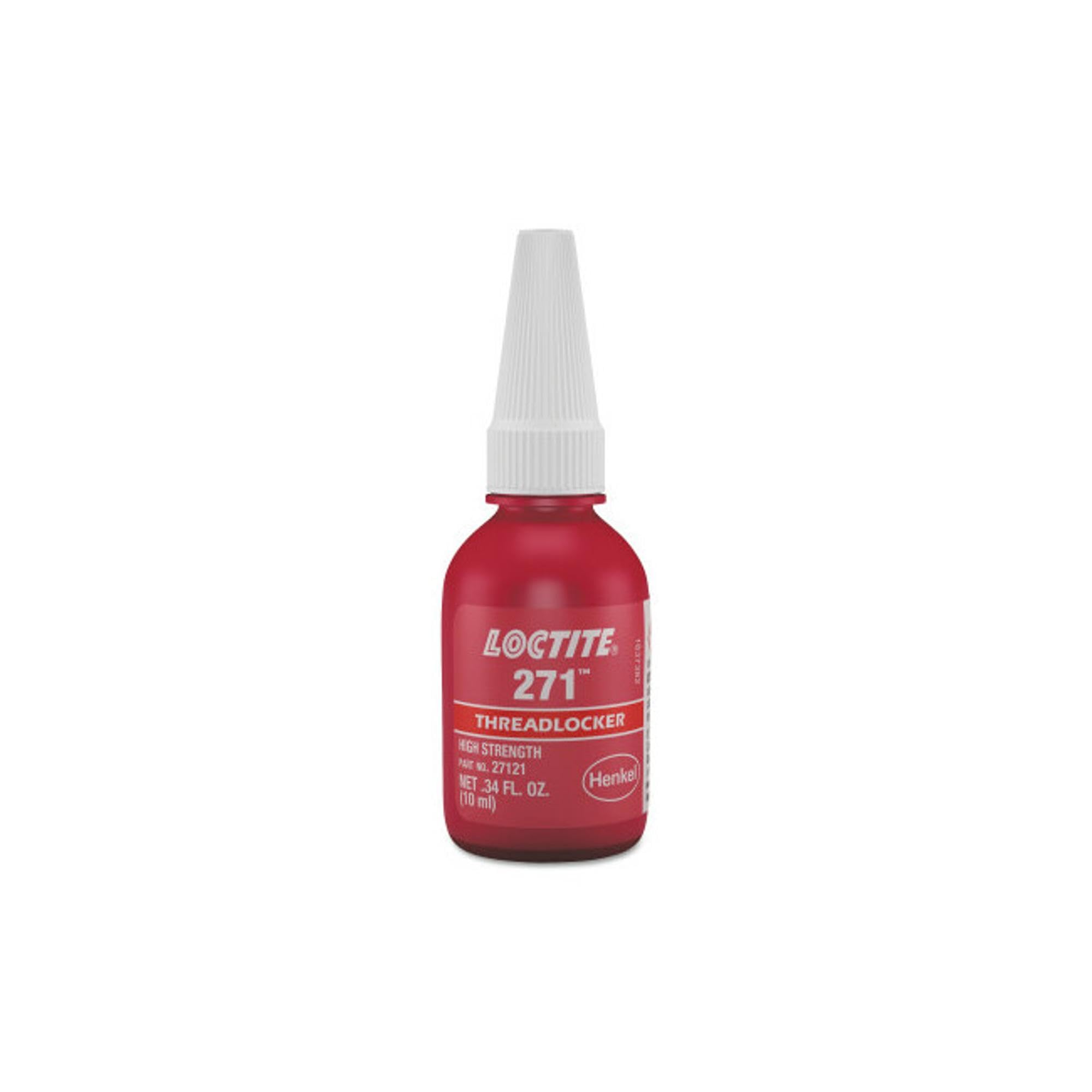 Loctite 135380 Threadlocker 271 High Strength 10 mL Red Bottle