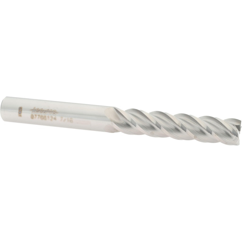 ACCUPRO Accupro 12183075 Square End Mill 7/16 in 4 Flute Solid Carbide