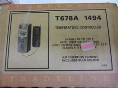 Honeywell T678A1494 Remote Bulb Controller 55 to 175F