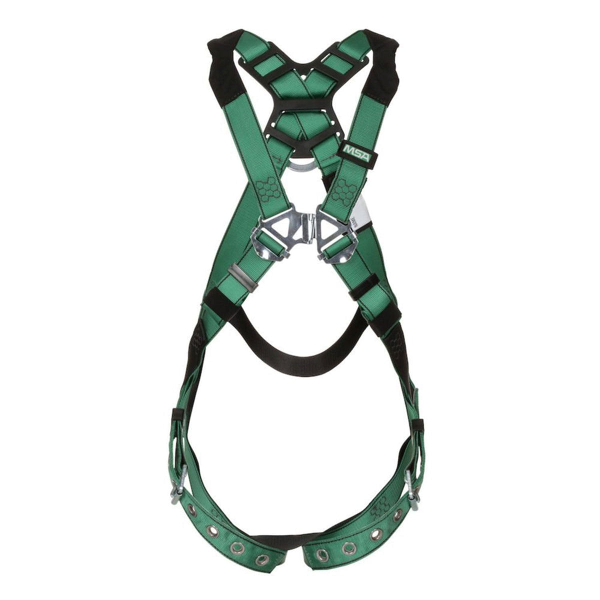 MSA 10196642 V-Form Full Body Safety Harness - Size: Standard, D-Ring, Green