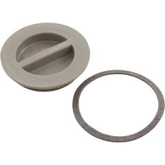 Waterway Plastics 400-4147 Flush Plug 1.5 Inch With Gasket Gray