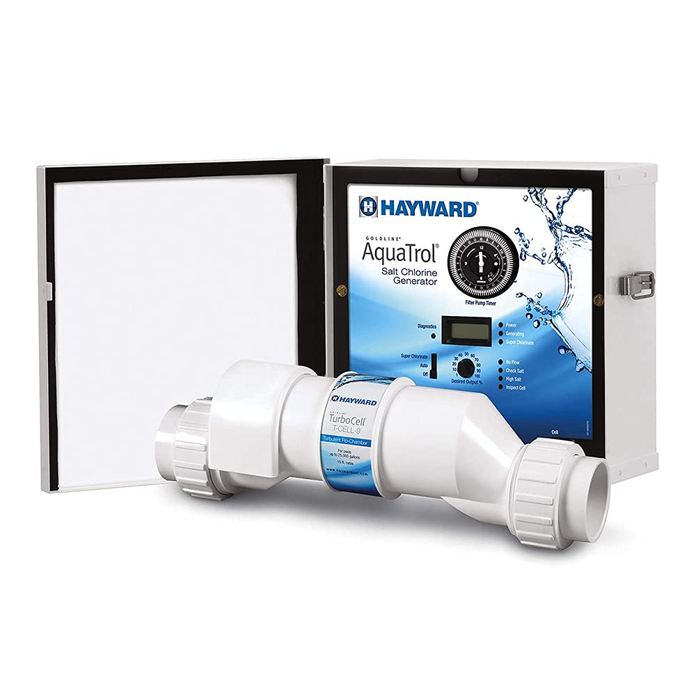 Hayward W3AQ-TROL-HP AquaTrol Above-Ground Pool Salt Chlorination System