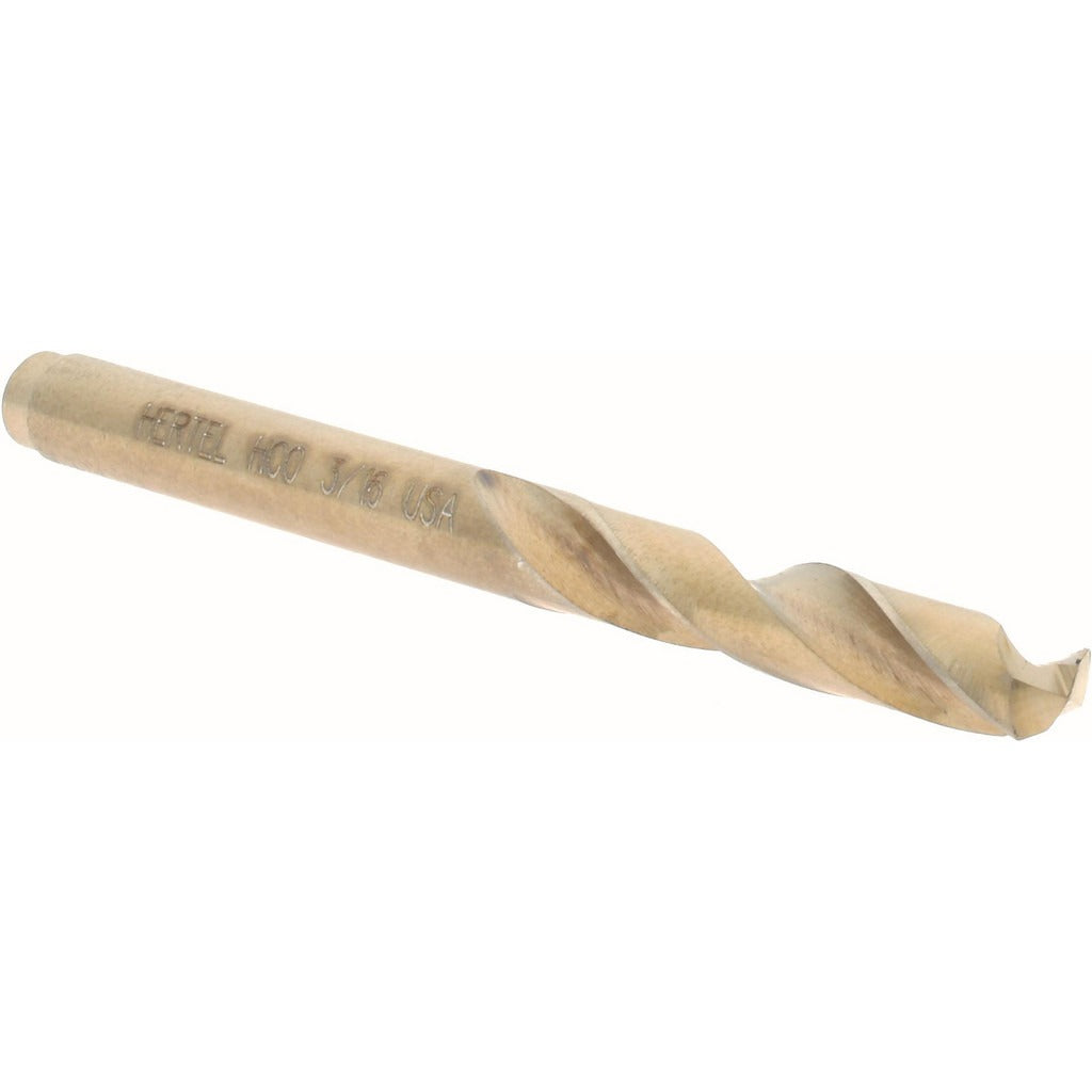 HERTEL Hertel 74130238 Screw Machine Drill Bit 3/16 in Cobalt