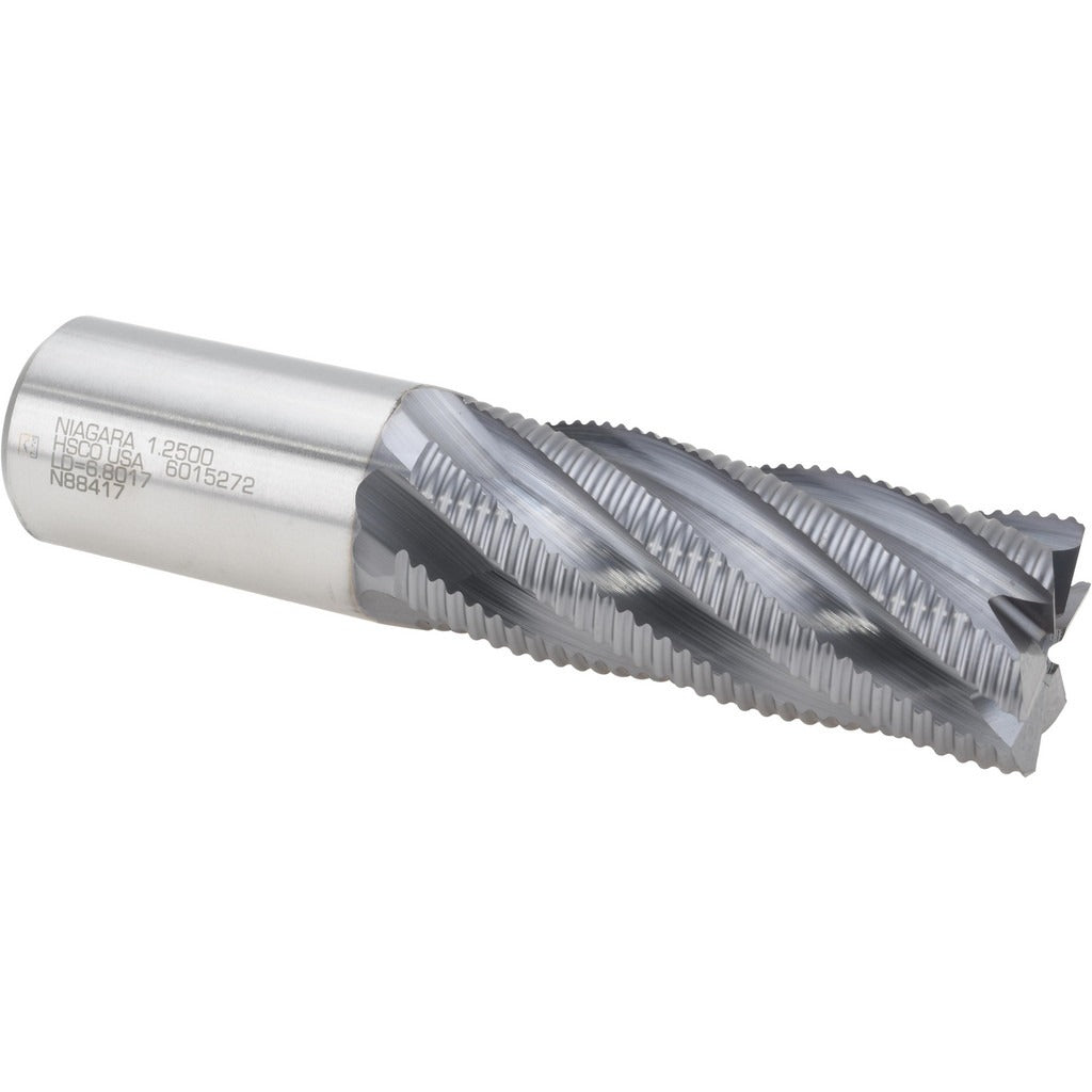 SECO TOOLS Seco 17016216 Roughing End Mill 1-1/4 in 6 Flute Cobalt