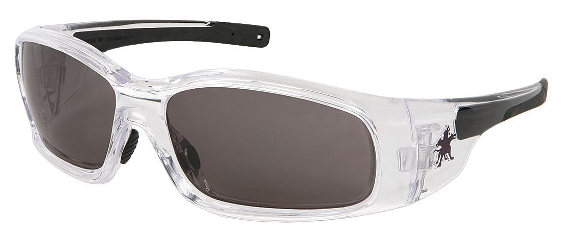 MCR Safety SR142AF Swagger Safety Glasses Clear Frame Gray Anti-Fog Lens 12 Pair