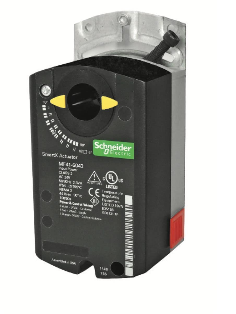 Schneider Electric MF41-6043 Barber Colman 24V Floating 35LB NSR Damper Actuator