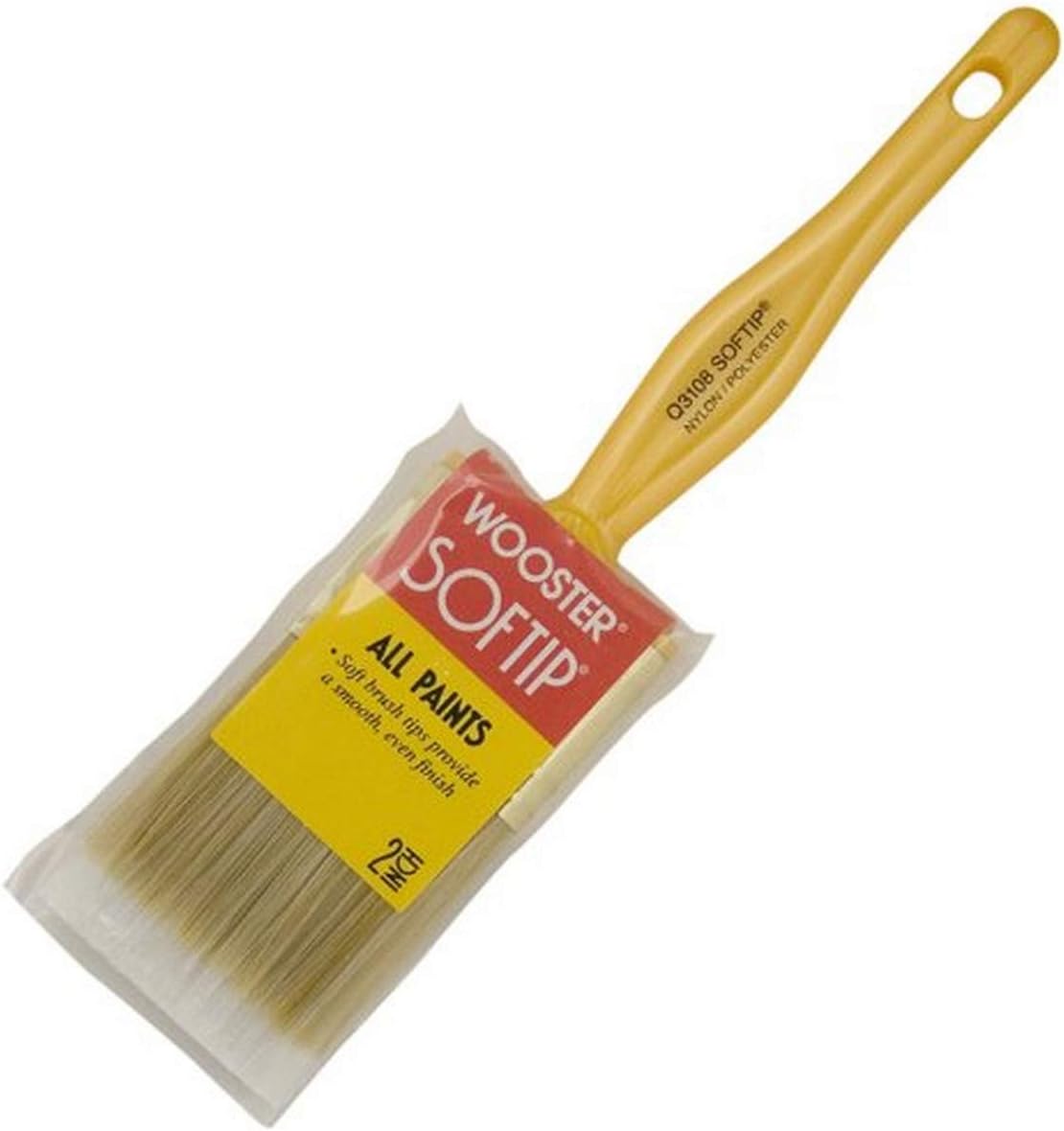 Wooster Q3108-2 Softip Paintbrush 2-Inch White