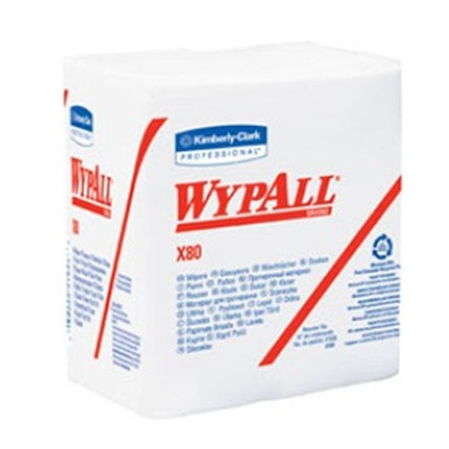 KIMBERLY-CLARK Kimberly-Clark KCC41026 WypAll X80 Quarter-Fold Towels 12.5 x 13 (50/Pack, 4 Packs/Case)