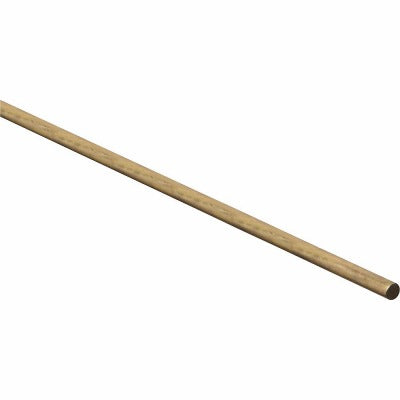 NATIONAL HARDWARE National Mfg N215-236 Solid Brass Smooth Rod 3/16x36