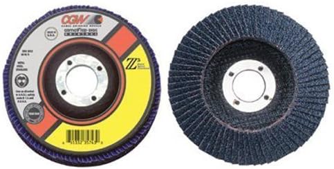 Cgw Abrasives 42321 4-1/2x7/8 Z3-36 T29 Reg100 Za Flap Disc Pack of 10