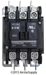 Eaton C25DNJ350B Definite Purpose Contactor 50A 240VAC 3 Pole