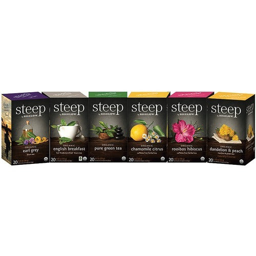 BIGELOW Bigelow BTC27777 Organic Assorted Tea Variety Pack 20 Ct