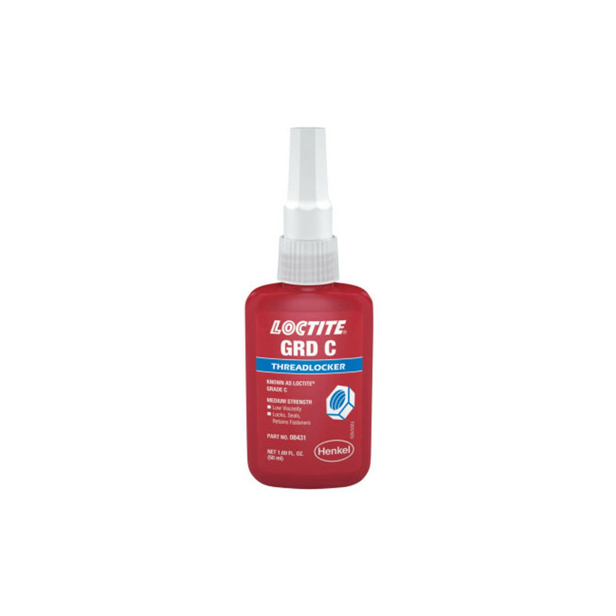 Loctite 195776 Grade C Threadlocker 50 mL Fluorescent Blue