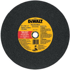 DeWalt DW8001 Chop Saw Wheel, Metal, 14 Inches - Quantity 10