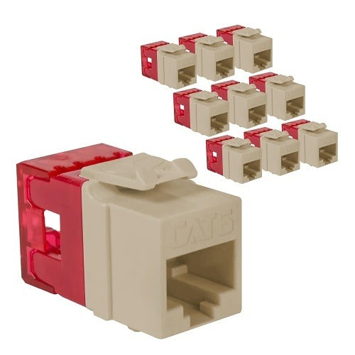 ICC Icc IC107F6TIV Cat6 Hd Keystone Module Ivory 10 Pack