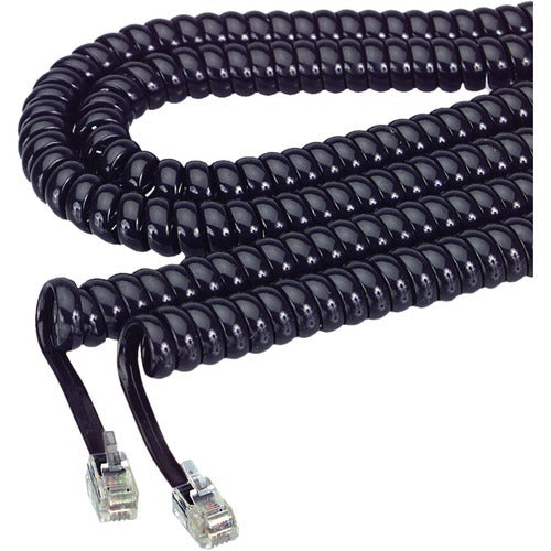 SOFTALK Softalk Llc SOF03201 Twisstop Phone Cord 25 Foot Black