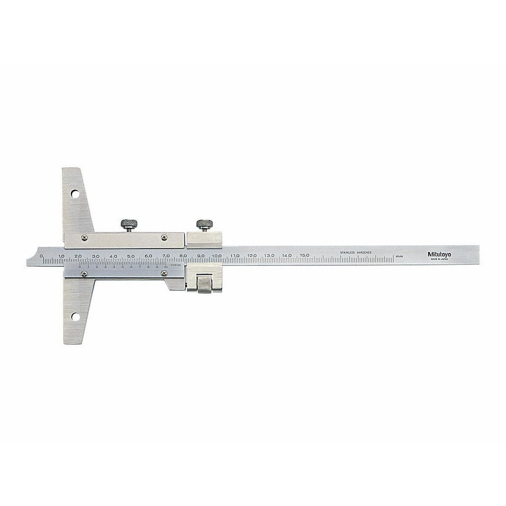 MITUTOYO Mitutoyo 527-112 Vernier Depth Gage 0-8 in Stainless
