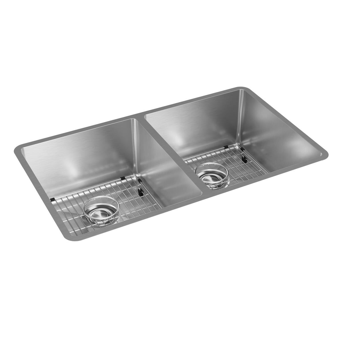 BSC PREFERRED Bsc Preferred ECTRU31179TC Double Bowl Undermount Sink