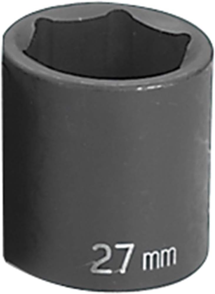 Grey Pneumatic 2027M Socket 1/2 in Drive Size Hex 6-Point Standard Length