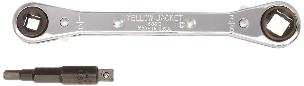 Yellow Jacket 60610 Hand Ratchet 3/16 to 3/8 Drive 5-1/2 Inches