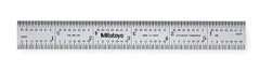 Mitutoyo 182-101 Series 182 Steel Rulers 6 inch 4R Wide Stainless Steel Rigid