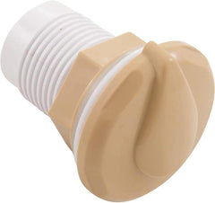 Custom Molded Products 25098-009-000 Spa Air Control 1 inch Socket Tan Gunite Fiberglass Replacement 25098-000-000