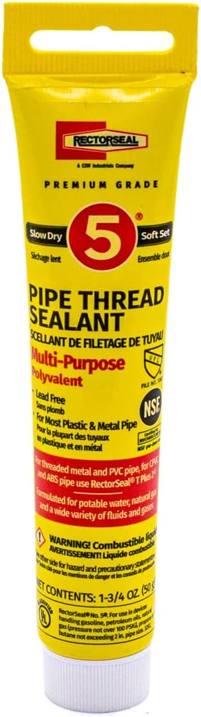 Rectorseal 25790 No. 5 Pipe Thread Sealant 1-3/4 Oz