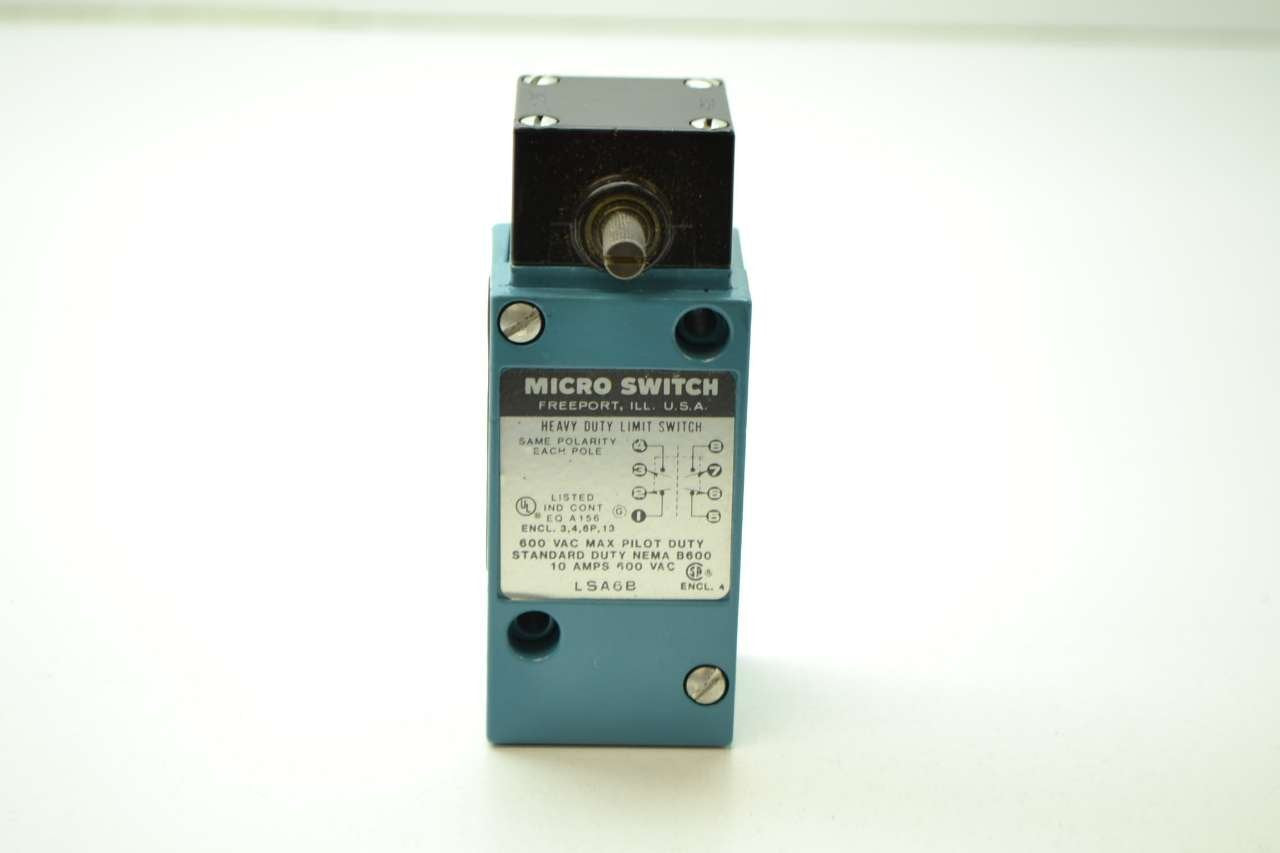 Honeywell LSA6B Limit Switch Heavy Duty 600VAC 10A Side Rotary