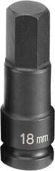 Grey Pneumatic 2918M Hex Driver Socket One Size