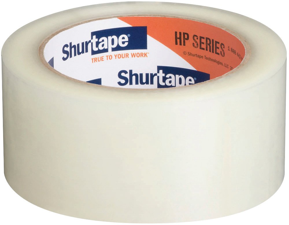 Shurtape 104301 HP 100 General Purpose Grade Hot Melt BOPP Film Packaging Tape 100m Length x 48mm Width Replacement MPN