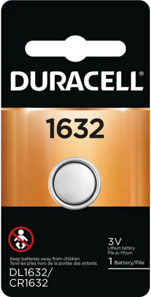 Duracell DL1632BPK Lithium Coin Button Battery 3 Volt