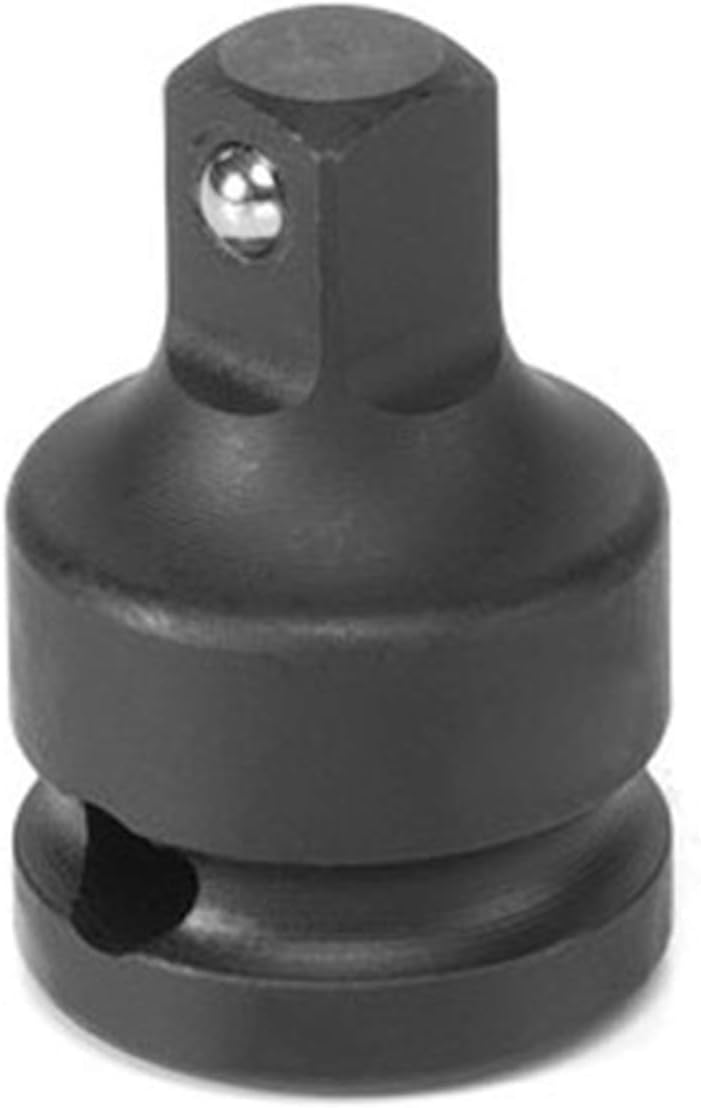 Grey Pneumatic 2238AL Socket Adapter with Locking Pin 1/2 Inch Female x 3/4 Inch Male