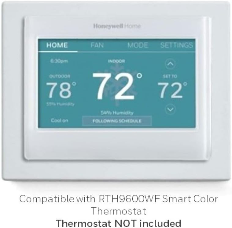 Honeywell Home THP2400A1027W Coverplate Assembly Wall Mount Corded Electric 1 Pack