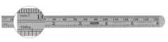 General Tools 305ME Flex Precision Stainless Steel Rule (Pack of 2)