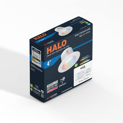 HALO RL4-06-9WZ-RGBW-WH-R 4 Inch Color and Tunable White Smart Wi-Fi Downlight 65W Equivalent