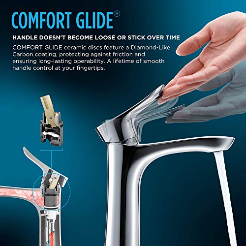 Toto TLG03303U#PN Gs 1.2 Gpm Single Handle Semi Vessel Sink Comfort Glide Technology Bathroom Faucets Polished Nickel