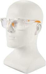 Kleenguard 49301 Maverick Eye Protection Clear Lens Clear Frame Orange Tips