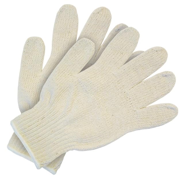 MCR Safety 9510LM Reg Wgt 100% Cotton Natural Glove Large Replacement MPN