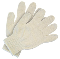 MCR Safety 9510LM Reg Wgt 100% Cotton Natural Glove Large Replacement MPN