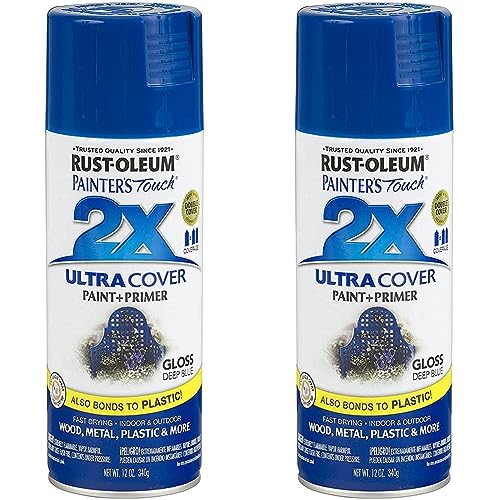 Rust-Oleum 249114 Painter's Touch 2X Ultra Cover Spray Paint 12 Ounce Pack of 2