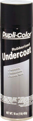 Dupli-Color EUC101A00 Spray Paint 16 ounces Black Rubberized Finish