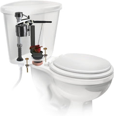 Fluidmaster 400AKRP10 Universal All In One Toilet Repair Kit 2-Inch Flush Valves Easy Install