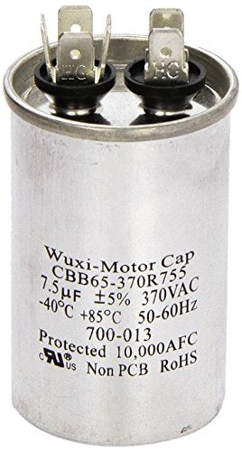 Pentair 473154 Capacitor 370-Volt 7.5 MFD 3 Phase Replacement