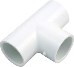 Lasco 401-010 PVC Tee Fitting 1x1x1 Slip Socket SCH 40