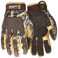 MCR Safety MO200M ForceFlex Multi-Task Glove Mossy Oak Shadow Grass Blades Thinsulate Lined D30 Reinforced Palm Touchscreen Fingertips Impact Crush Resistant TPR Size Medium