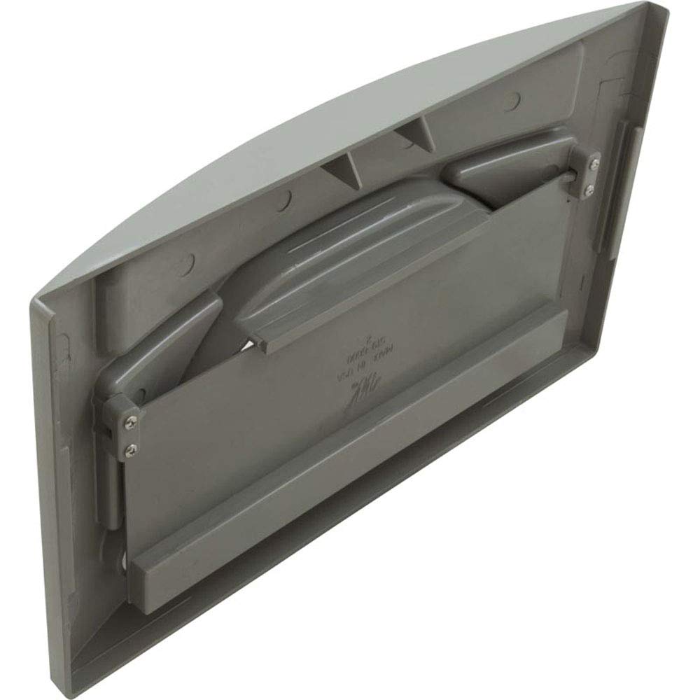 Waterway Plastics 550-6637 Front Plate Skimmer Assembly 100sqft Oval Gray